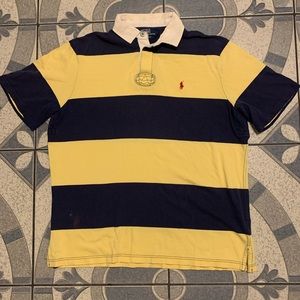 Vintage Ralph Lauren Polo Striped Rugby Polo Shirt